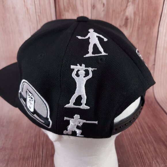 Rare Disney Pixar Toy Story Snapback Hat Unisex One Size Adjustable Black - Picture 10 of 16